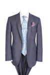 Bespoke Flannel Suit (Charcoal w/ticket pocket)