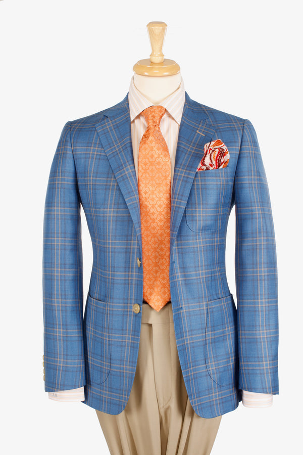 The Bespoke Sport Coat (Blue Plaid)