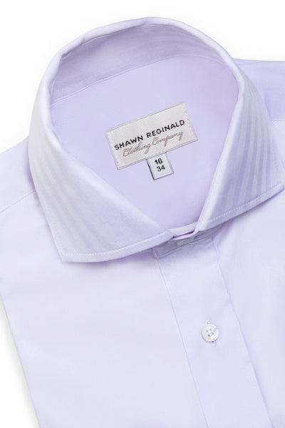 Napa Spread Collar Herringbone (Lavender)